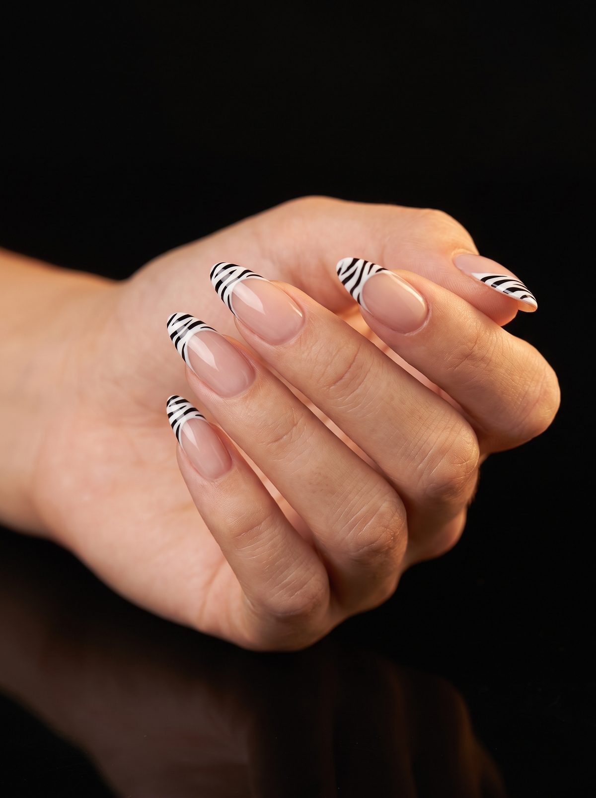 Zebra French, αμυγδαλωτό